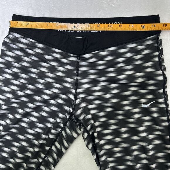 Nike Capri Pants Dri Fit Running Athletic Fitted - Picture 8 of 9